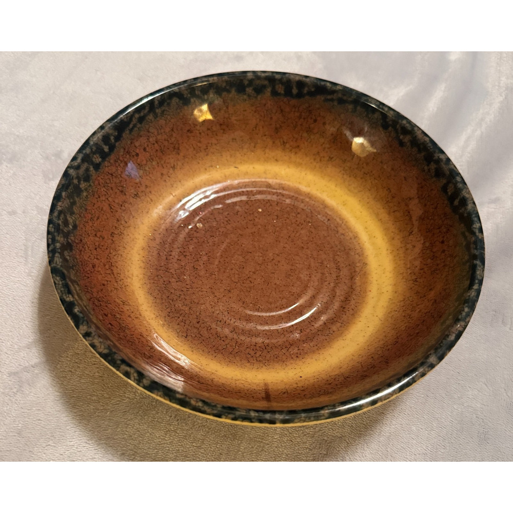 VTG Il Mulino New York Melamine Bowl Speckled Brown Cereal 8" Restaurant Ware
